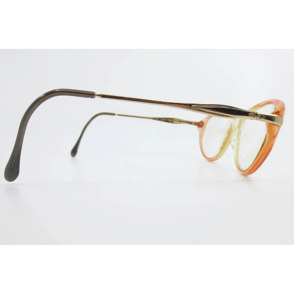 Luxottica LU 4269 A171 Eyeglasses Clear Orange Gradient Cat Eye Frames Italy